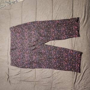 Torrid ankle pants, multicolored.